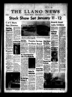 Primary view of object titled 'The Llano News (Llano, Tex.), Vol. 83, No. 9, Ed. 1 Thursday, January 10, 1974'.
