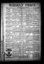Newspaper: Weekly Index. (Mineral Wells, Tex.), Vol. 3, No. 32, Ed. 1 Friday, Ja…