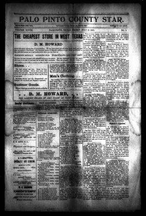 Primary view of Palo Pinto County Star. (Palo Pinto, Tex.), Vol. 28, No. 3, Ed. 1 Friday, July 10, 1903
