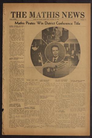 Primary view of The Mathis News (Mathis, Tex.), Vol. 33, No. 47, Ed. 1 Friday, November 19, 1948