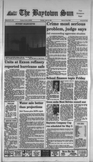 Primary view of object titled 'The Baytown Sun (Baytown, Tex.), Vol. 68, No. 146, Ed. 1 Thursday, April 19, 1990'.