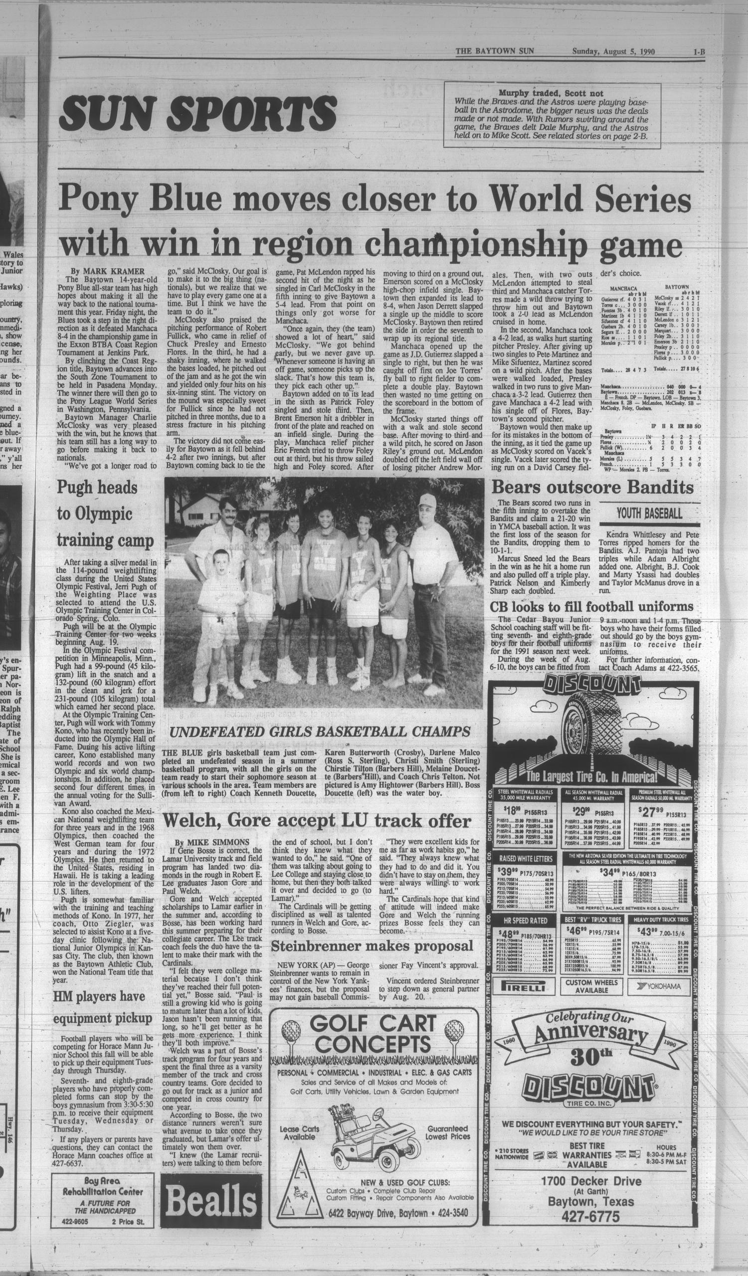 The Baytown Sun (Baytown, Tex.), Vol. 68, No. 238, Ed. 1 Sunday, August 5, 1990
                                                
                                                    [Sequence #]: 13 of 28
                                                