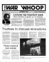Primary view of The War Whoop (Abilene, Tex.), Vol. 62, No. 3, Ed. 1, Friday, October 5, 1984