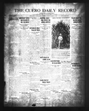 Primary view of object titled 'The Cuero Daily Record (Cuero, Tex.), Vol. 67, No. 100, Ed. 1 Thursday, October 27, 1927'.