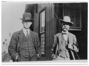 Primary view of object titled 'Portrait of Waldo E. Haisley and Dave Odem'.