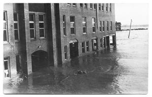 Primary view of object titled '[Flood Waters at Hospital]'.