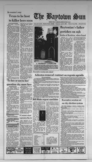 Primary view of object titled 'The Baytown Sun (Baytown, Tex.), Vol. 66, No. 153, Ed. 1 Wednesday, April 27, 1988'.