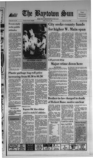 Primary view of object titled 'The Baytown Sun (Baytown, Tex.), Vol. 66, No. 125, Ed. 1 Friday, March 25, 1988'.