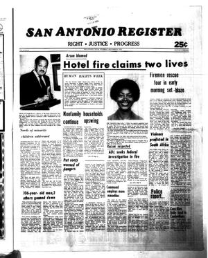 Primary view of object titled 'San Antonio Register (San Antonio, Tex.), Vol. 48, No. 35, Ed. 1 Thursday, December 6, 1979'.