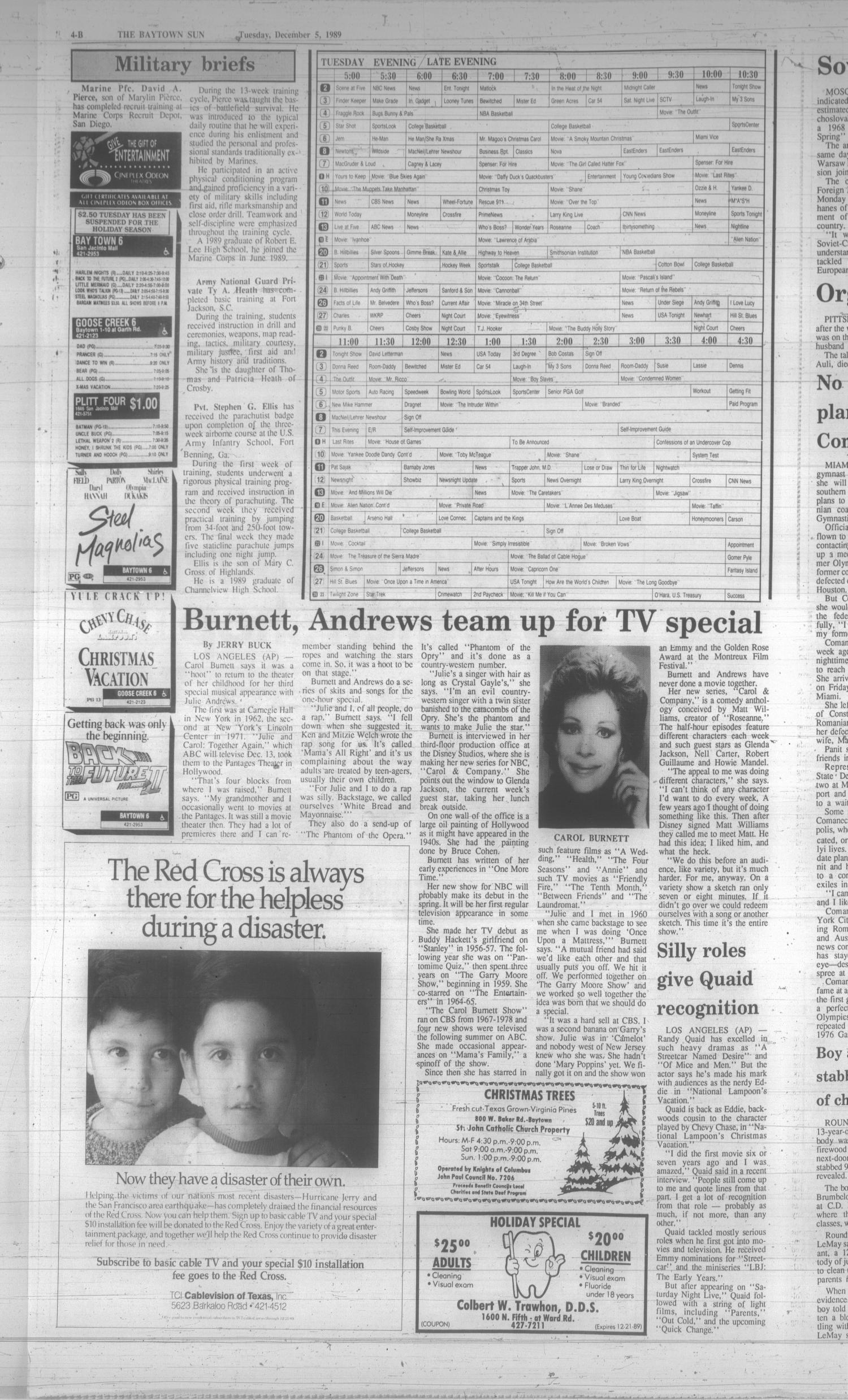 The Baytown Sun (Baytown, Tex.), Vol. 68, No. 30, Ed. 1 Tuesday, December 5, 1989
                                                
                                                    [Sequence #]: 14 of 25
                                                