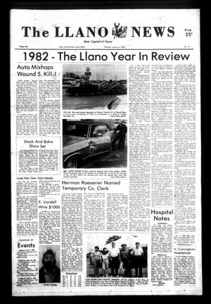 Primary view of object titled 'The Llano News (Llano, Tex.), Vol. 92, No. 10, Ed. 1 Thursday, January 6, 1983'.