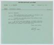 Letter: [Letter from T. L. James to I. H. Kempner, October 13, 1949]