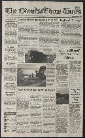 Primary view of object titled 'The Odem-Edroy Times (Odem, Tex.), Vol. 61, No. 31, Ed. 1 Thursday, August 2, 2007'.