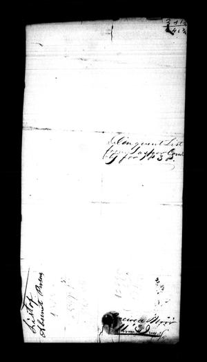 Primary view of object titled '[Jasper County, Texas Tax Roll: 1838]'.