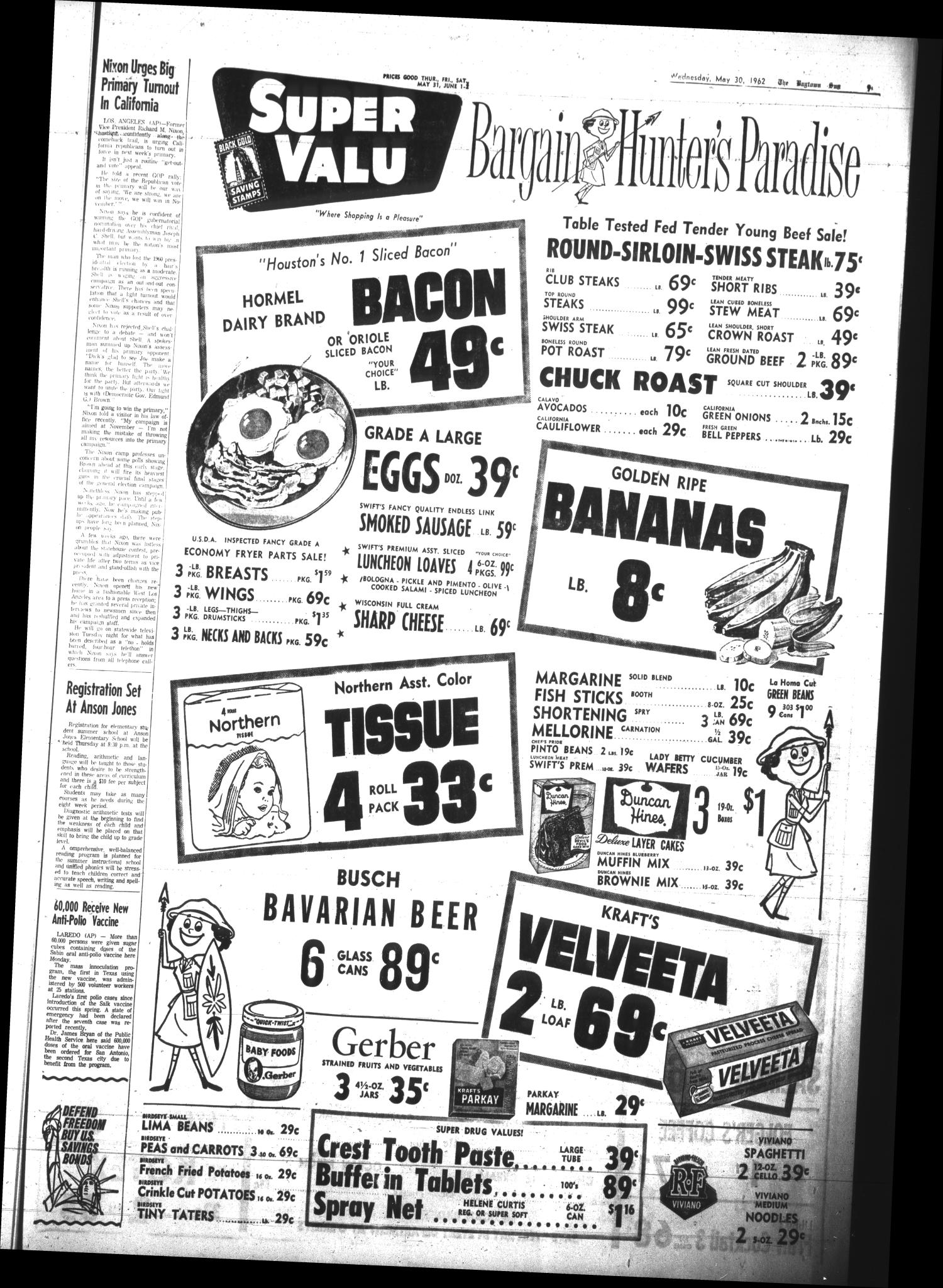The Baytown Sun (Baytown, Tex.), Vol. 43, No. 212, Ed. 1 Wednesday, May 30, 1962
                                                
                                                    [Sequence #]: 9 of 20
                                                