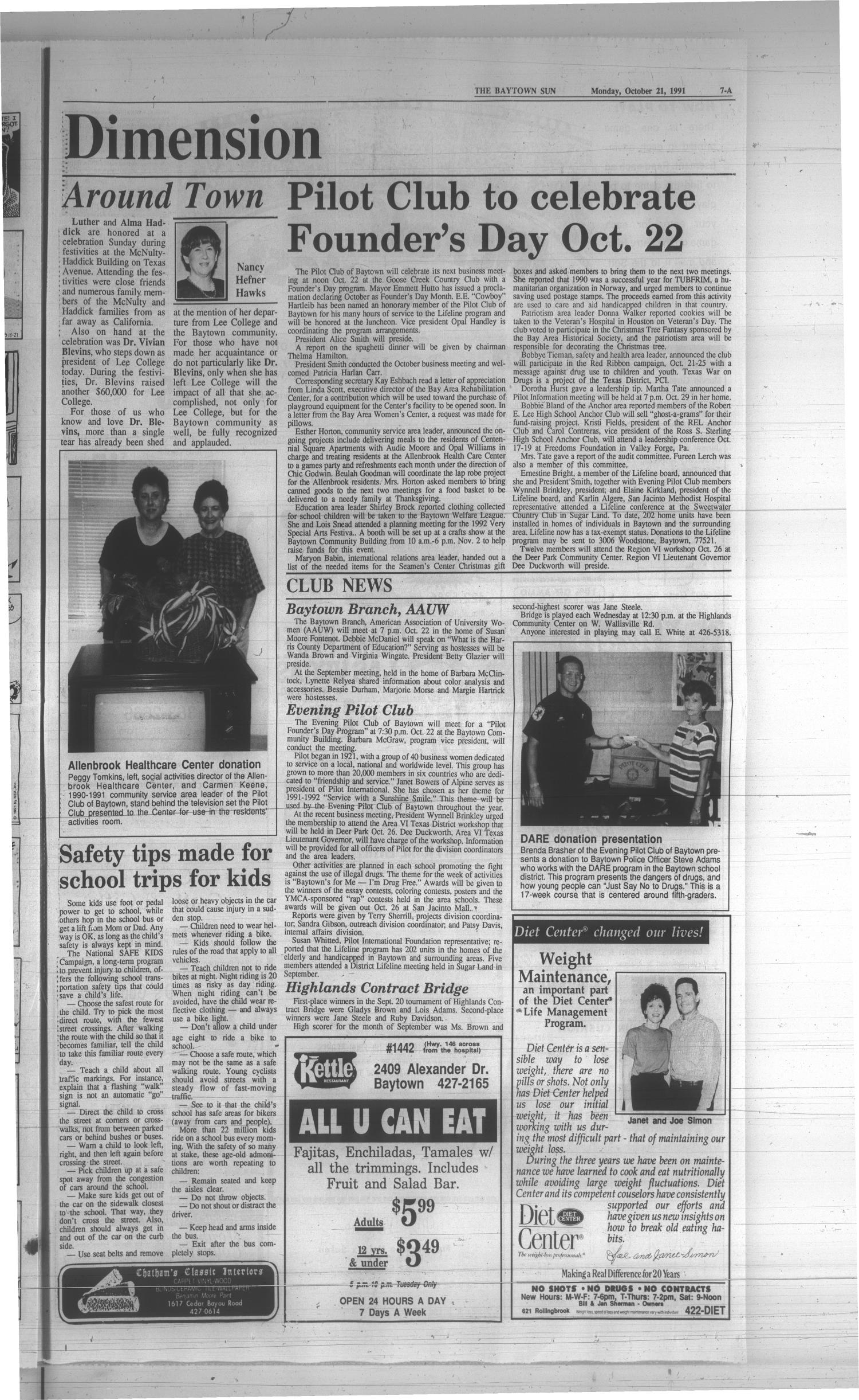 The Baytown Sun (Baytown, Tex.), Vol. 69, No. 304, Ed. 1 Monday, October 21, 1991
                                                
                                                    [Sequence #]: 7 of 16
                                                