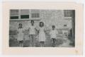 Thumbnail image of item number 1 in: '[Four Eanes Rock Schoolhouse Students]'.