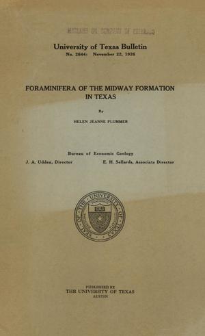 Primary view of object titled 'Foraminifera of the Midway Formation in Texas'.