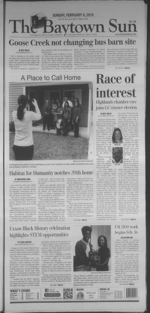 Primary view of The Baytown Sun (Baytown, Tex.), Vol. 95, No. 26, Ed. 1 Sunday, February 8, 2015