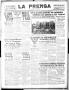 Newspaper: La Prensa (San Antonio, Tex.), Vol. 5, No. 1072, Ed. 1 Thursday, Nove…