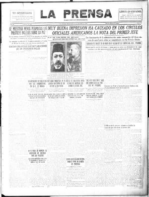 Primary view of object titled 'La Prensa (San Antonio, Tex.), Vol. 4, No. 785, Ed. 1 Saturday, December 30, 1916'.
