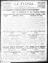 Thumbnail image of item number 1 in: 'La Prensa. (San Antonio, Tex.), Vol. 2, No. 39, Ed. 1 Wednesday, November 25, 1914'.