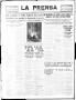 Newspaper: La Prensa (San Antonio, Tex.), Vol. 5, No. 881, Ed. 1 Wednesday, Apri…