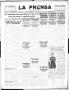 Thumbnail image of item number 1 in: 'La Prensa (San Antonio, Tex.), Vol. 4, No. 690, Ed. 1 Tuesday, October 3, 1916'.