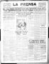 Newspaper: La Prensa (San Antonio, Tex.), Vol. 5, No. 1066, Ed. 1 Friday, Novemb…