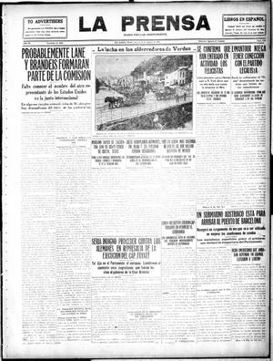 Primary view of object titled 'La Prensa (San Antonio, Tex.), Vol. 4, No. 636, Ed. 1 Thursday, August 10, 1916'.