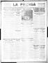 Newspaper: La Prensa (San Antonio, Tex.), Vol. 4, No. 719, Ed. 1 Saturday, Novem…