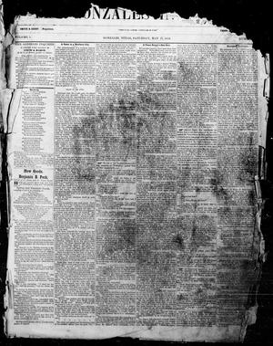 Primary view of object titled 'The Gonzales Inquirer. (Gonzales, Tex.), Vol. 1, Ed. 1 Saturday, May 27, 1854'.