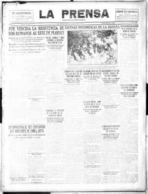 Primary view of object titled 'La Prensa (San Antonio, Tex.), Vol. 4, No. 727, Ed. 1 Tuesday, December 12, 1916'.