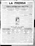 Thumbnail image of item number 1 in: 'La Prensa (San Antonio, Tex.), Vol. 5, No. 960, Ed. 1 Thursday, June 21, 1917'.