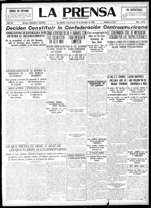 Primary view of object titled 'La Prensa (San Antonio, Tex.), Vol. 7, No. 2,074, Ed. 1 Friday, December 10, 1920'.
