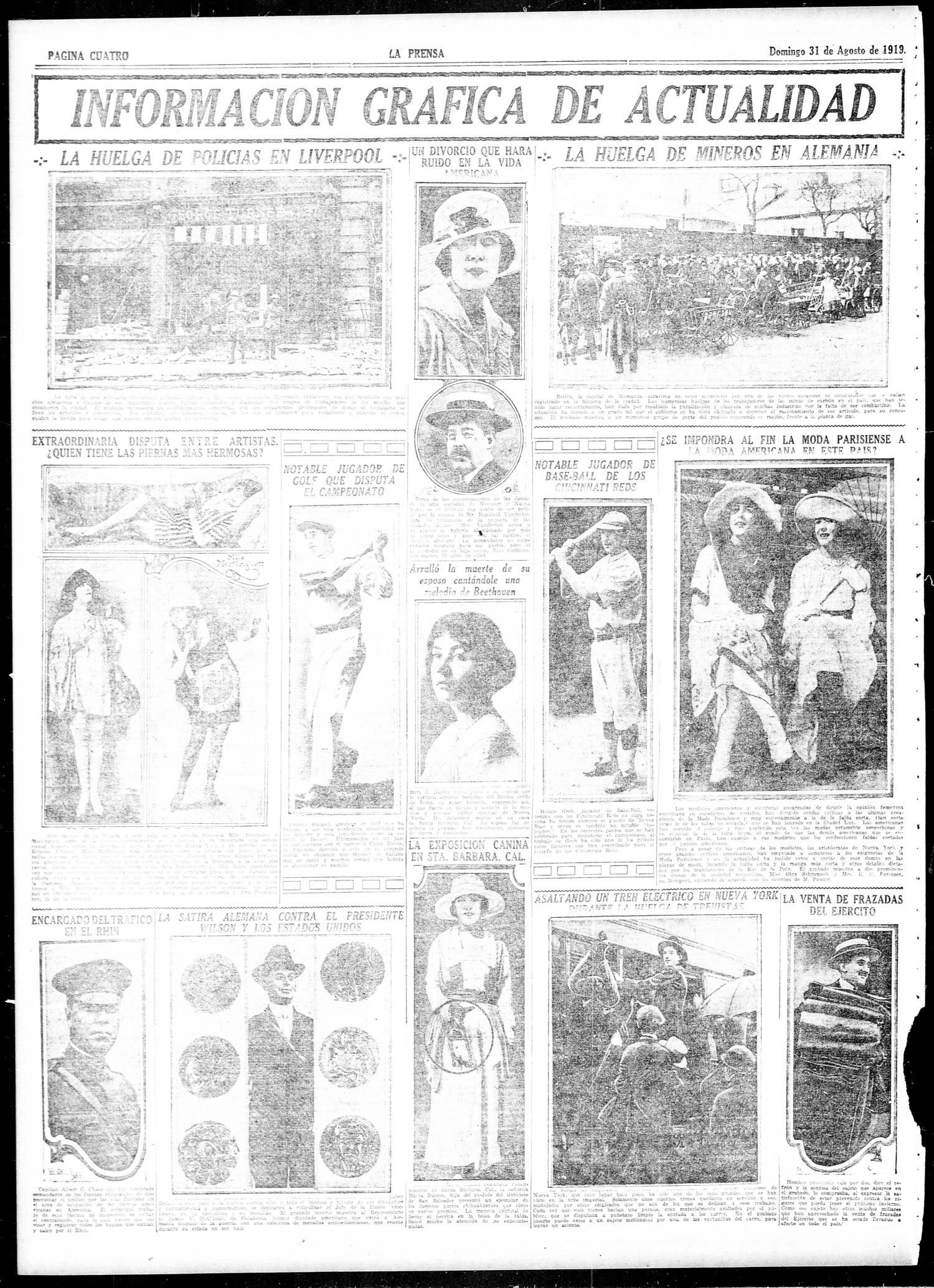 La Prensa (San Antonio, Tex.), Vol. 6, No. 1665, Ed. 1 Sunday, August 31, 1919
                                                
                                                    [Sequence #]: 4 of 16
                                                