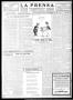 Thumbnail image of item number 3 in: 'La Prensa (San Antonio, Tex.), Vol. 10, No. 296, Ed. 1 Friday, December 8, 1922'.