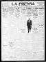 Thumbnail image of item number 1 in: 'La Prensa (San Antonio, Tex.), Vol. 10, No. 239, Ed. 1 Thursday, October 12, 1922'.