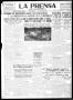 Thumbnail image of item number 1 in: 'La Prensa (San Antonio, Tex.), Vol. 10, No. 126, Ed. 1 Monday, June 19, 1922'.