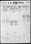 Thumbnail image of item number 1 in: 'La Prensa (San Antonio, Tex.), Vol. 7, No. 2,128, Ed. 1 Thursday, February 3, 1921'.
