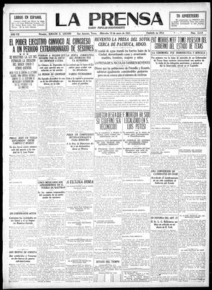 Primary view of object titled 'La Prensa (San Antonio, Tex.), Vol. 7, No. 2,113, Ed. 1 Wednesday, January 19, 1921'.