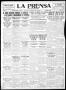 Thumbnail image of item number 1 in: 'La Prensa (San Antonio, Tex.), Vol. 7, No. 2,113, Ed. 1 Wednesday, January 19, 1921'.