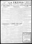 Thumbnail image of item number 3 in: 'La Prensa (San Antonio, Tex.), Vol. 10, No. 97, Ed. 1 Sunday, May 21, 1922'.