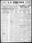 Thumbnail image of item number 1 in: 'La Prensa (San Antonio, Tex.), Vol. 8, No. 2,332, Ed. 1 Sunday, August 28, 1921'.