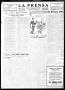 Thumbnail image of item number 3 in: 'La Prensa (San Antonio, Tex.), Vol. 10, No. 285, Ed. 1 Monday, November 27, 1922'.