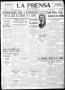 Newspaper: La Prensa (San Antonio, Tex.), Vol. 6, No. 1603, Ed. 1 Monday, June 3…