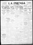 Thumbnail image of item number 1 in: 'La Prensa (San Antonio, Tex.), Vol. 6, No. 1794, Ed. 1 Friday, January 9, 1920'.
