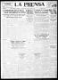Thumbnail image of item number 1 in: 'La Prensa (San Antonio, Tex.), Vol. 8, No. 2,258, Ed. 1 Tuesday, June 14, 1921'.
