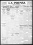 Thumbnail image of item number 1 in: 'La Prensa (San Antonio, Tex.), Vol. 8, No. 2,432, Ed. 1 Thursday, December 15, 1921'.