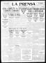 Thumbnail image of item number 1 in: 'La Prensa (San Antonio, Tex.), Vol. 6, No. 1674, Ed. 1 Tuesday, September 9, 1919'.